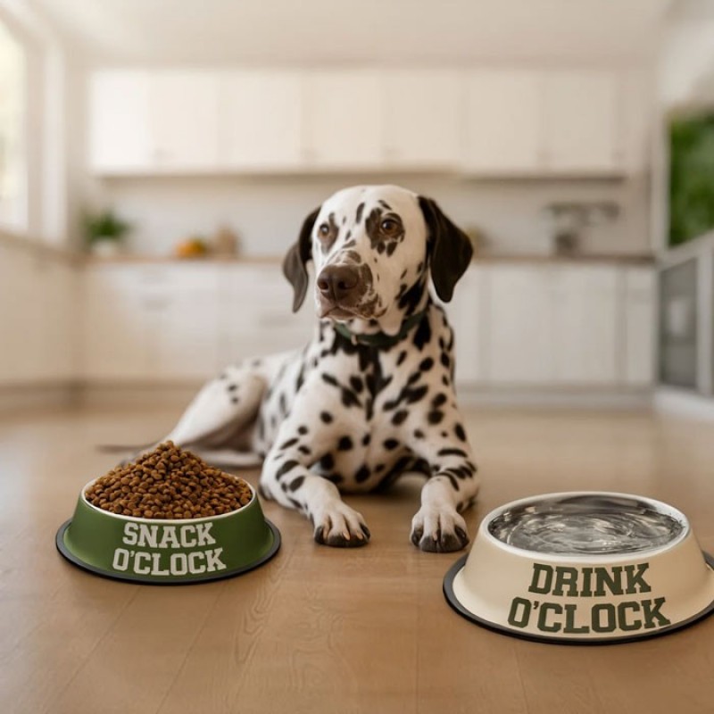 Comedero Bebedero Mascotas Drink Snack O clock Fisura