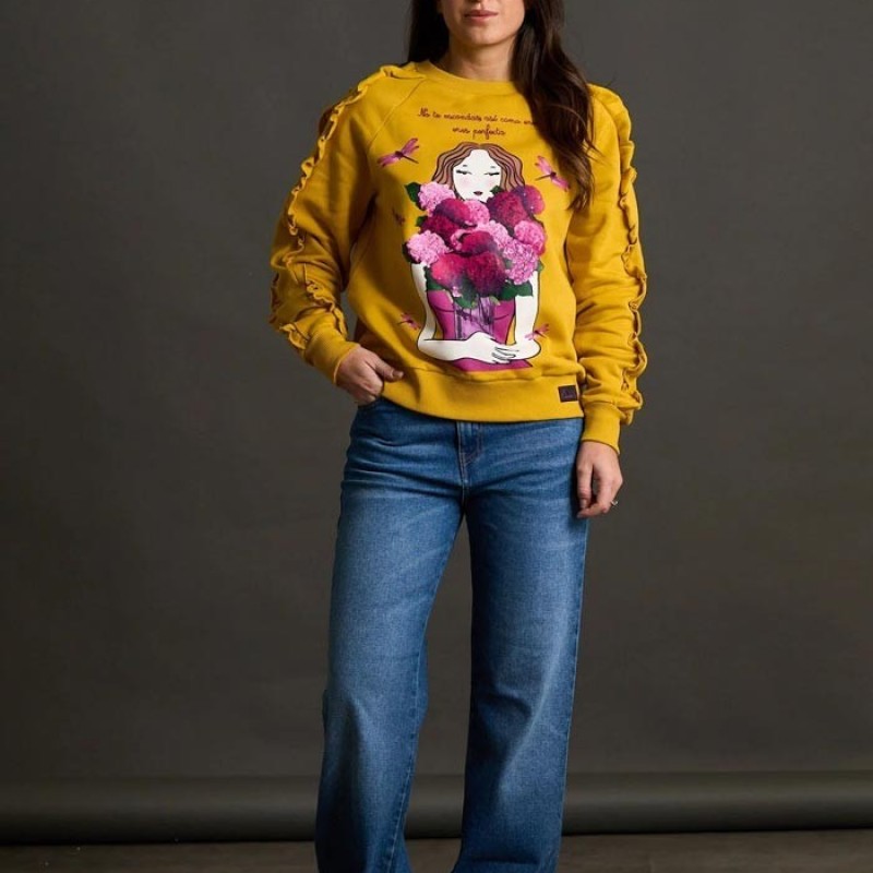 Sudadera Hortensia Anabel Lee