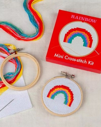 Kit Punto Cruz Rainbow Rex London