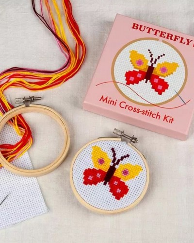 Kit Punto Cruz Butterfly Rex London