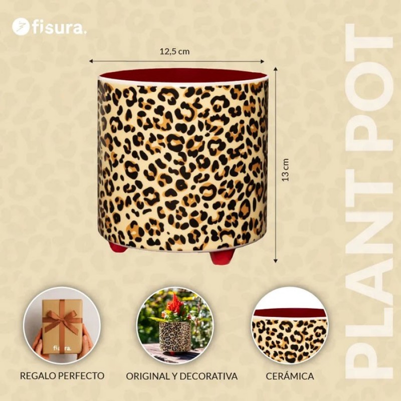 Macetero Leopardo Fisura Macetero Leopardo Fisura