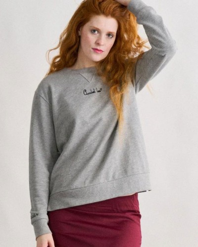 Sudadera Basica Gris Anabel Lee Sudadera Basica Gris Anabel Lee