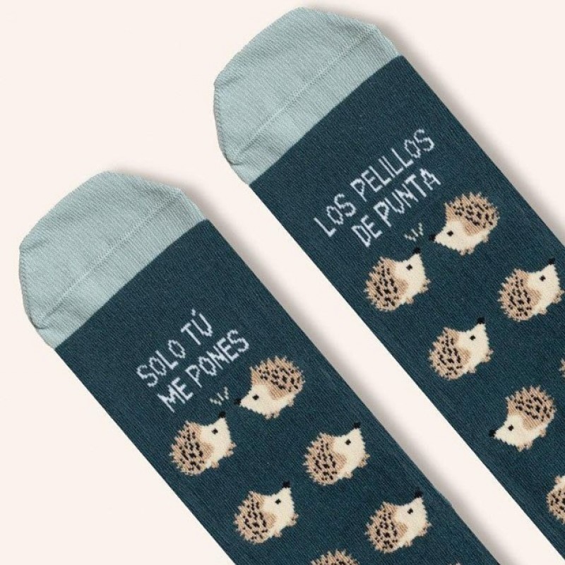 Calcetines Me pones pelillos punta UO Calcetines Me pones pelillos punta UO