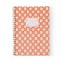 Cuaderno Grande Orange Check Designworks