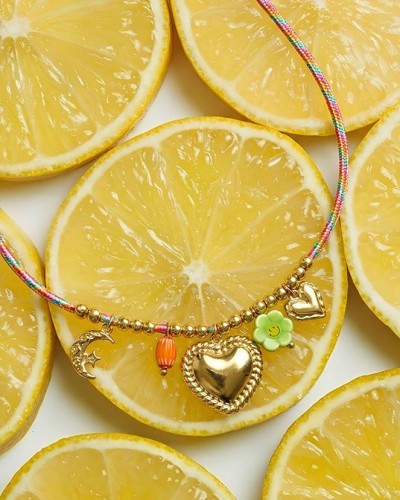 Collar de Cuerda Corazon Club Spice