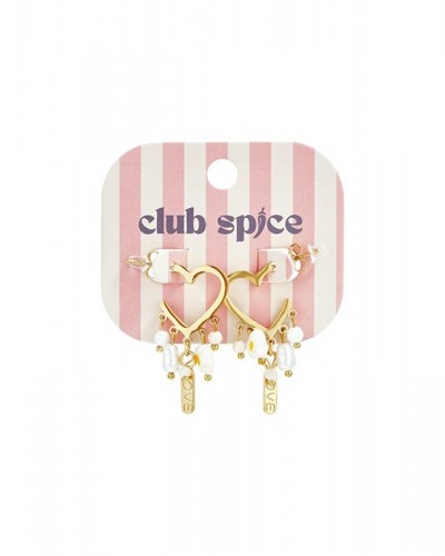 Pendientes Aro  Acero Love Club Spice