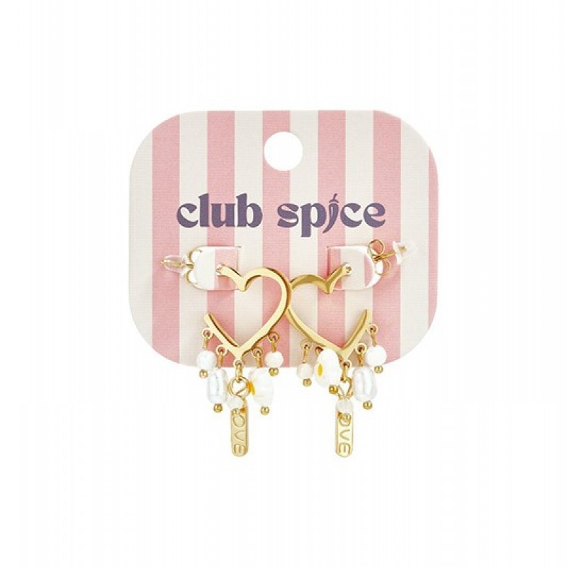 Pendientes Aro  Acero Love Club Spice