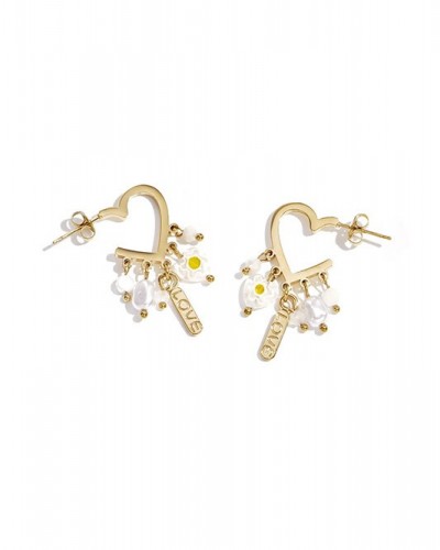 Pendientes Aro  Acero Love Club Spice