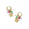Pendientes Aro  Acero Flor Dorada Club Spice