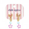 Pendientes Aro  Acero Estrella Rosa Club Spice