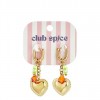 Pendientes Aro  Acero Corazaon Dorado Club Spice