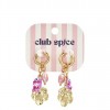 Pendientes Aro  Acero Flor G Dorada Club Spice