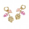 Pendientes Aro  Acero Flor G Dorada Club Spice
