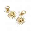 Pendientes Aro  Acero Corazon Llamas Club Spice