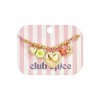 Pulsera Dijes Cuerda Corazon Dorado Club Spice