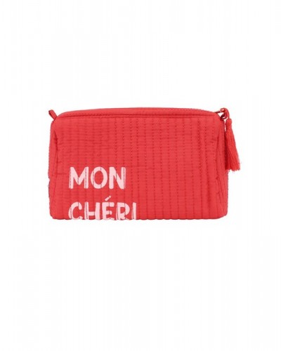 Bolsa Maquillaje Mon Cheri Rojo Grande Gimme