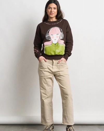 Sudadera Bla Bla Bla Anabel Lee