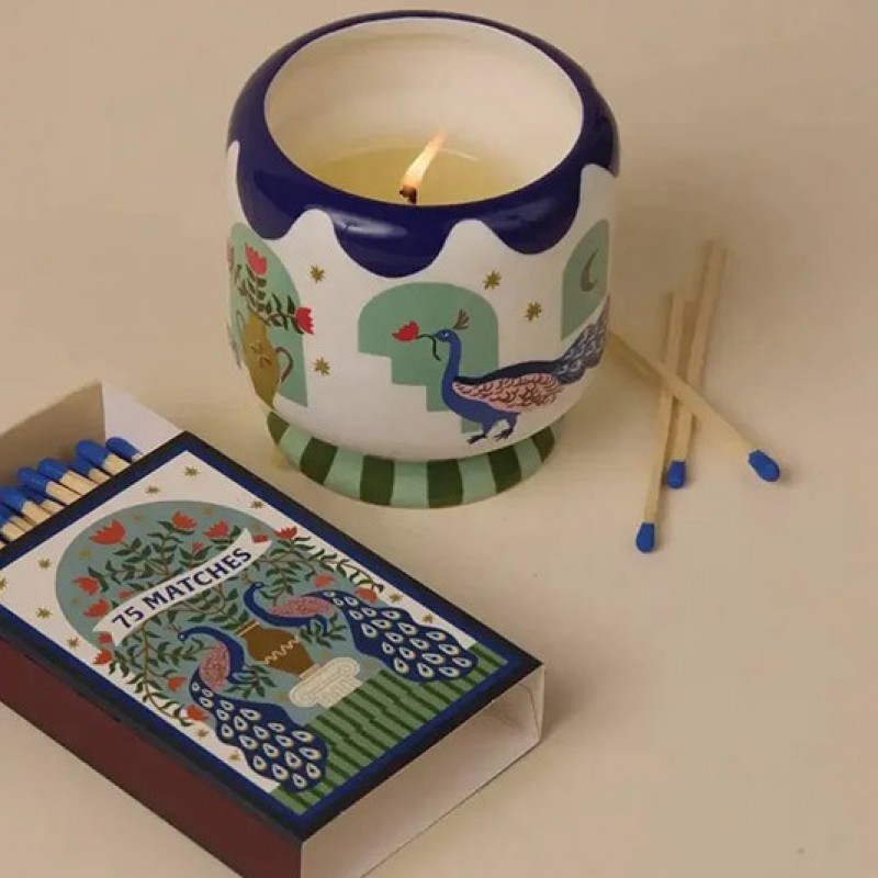 Cerillas A Dopo Peacock Blue Paddywax