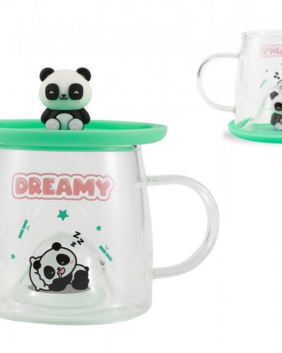 Taza tapa Silicona Panda I Total