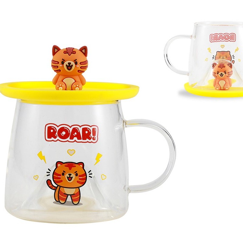 Taza tapa Silicona Tiger I Total