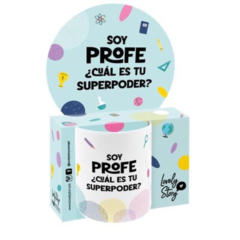 Taza Profe super poder Lovely Story