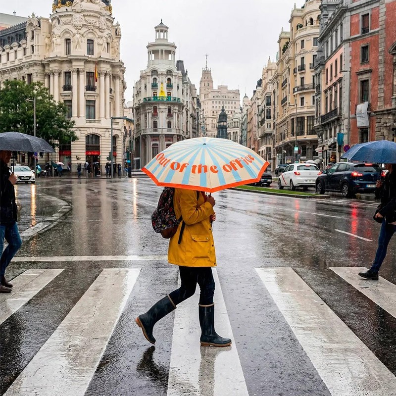 Paraguas Plegable Out Of Office Fisura