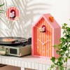 Reloj Despertador Casita Naranja/Rosa Fisura