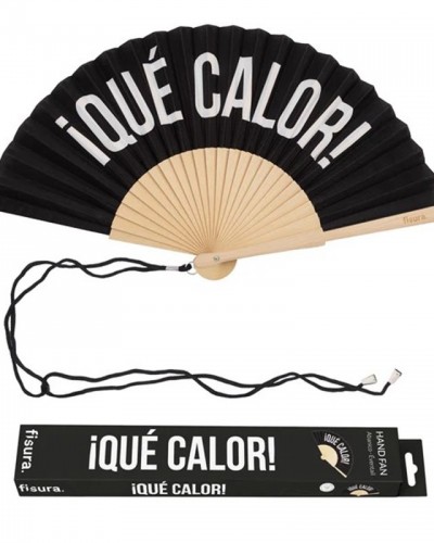 Abanico Que Calor Negro Fisura