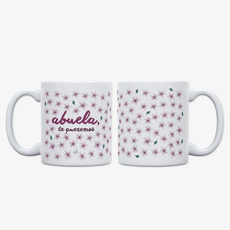 Taza Abuela Te Queremos UO