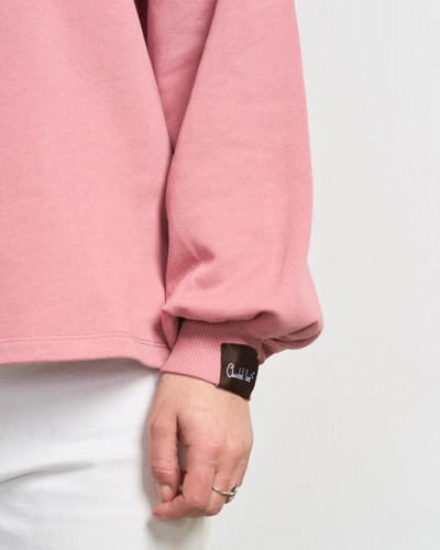 Sudadera Basica Rosa Anabel Lee