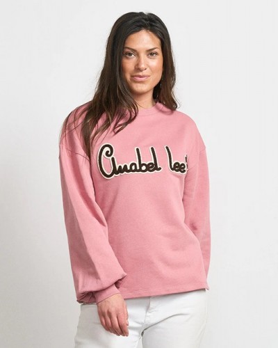 Sudadera Basica Rosa Anabel Lee