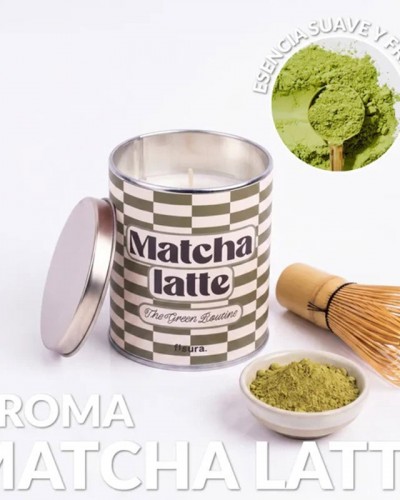 Vela metal lata Matcha Latte Fisura