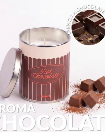 Vela metal lata Hot Chocolate Fisura