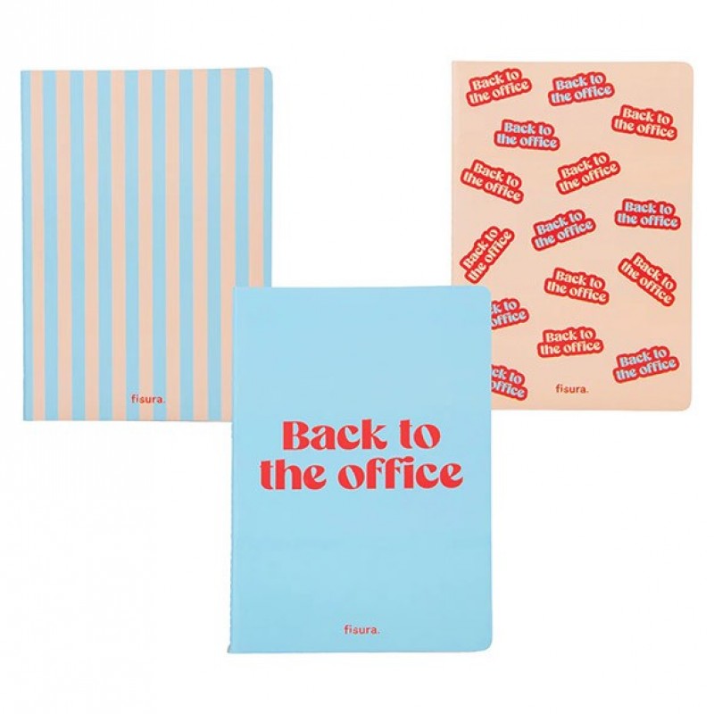 Set Libretas Back to the Office Fisura