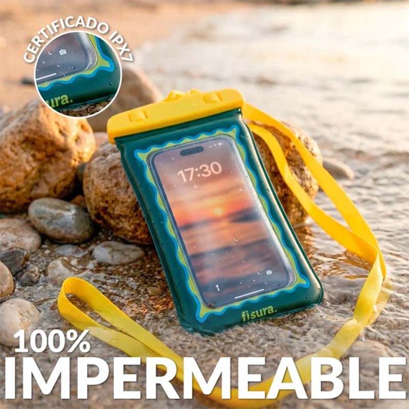 Funda movil waterproof Im not a Tourist Fisura