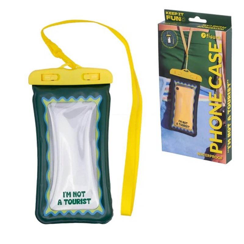 Funda movil waterproof Im not a Tourist Fisura