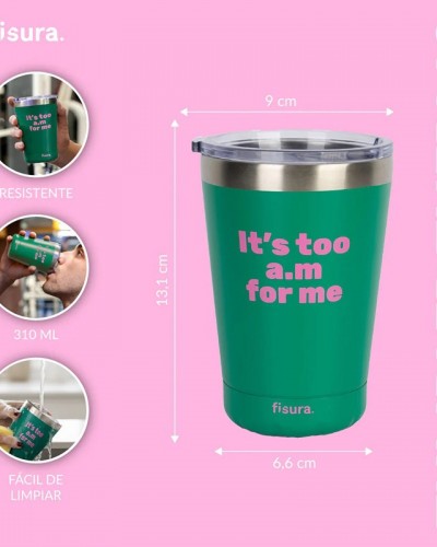 Vaso Termo Too AM for me Fisura Vaso Termo Too AM for me Fisura