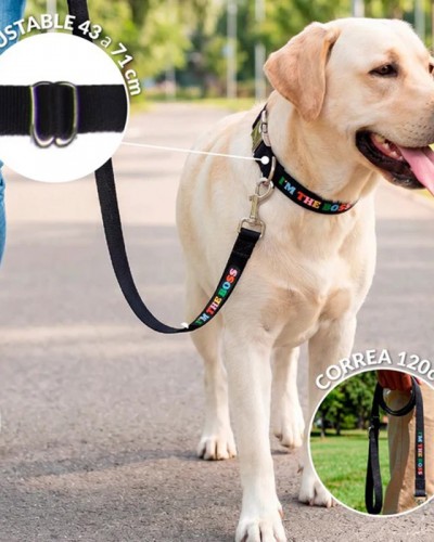 Pack Collar Correa Im the Boss L Fisura