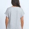 Camiseta Basica Gris Anabel Lee