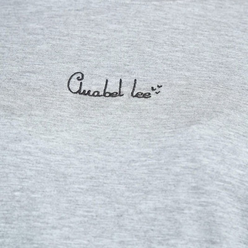 Camiseta Basica Gris Anabel Lee