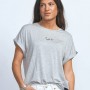 Camiseta Basica Gris Anabel Lee