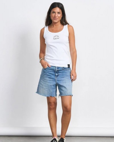 Top Tirantes Basico Blanco Anabel Lee