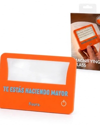 Lupa aumento Te estas haciendo mayor Fisura