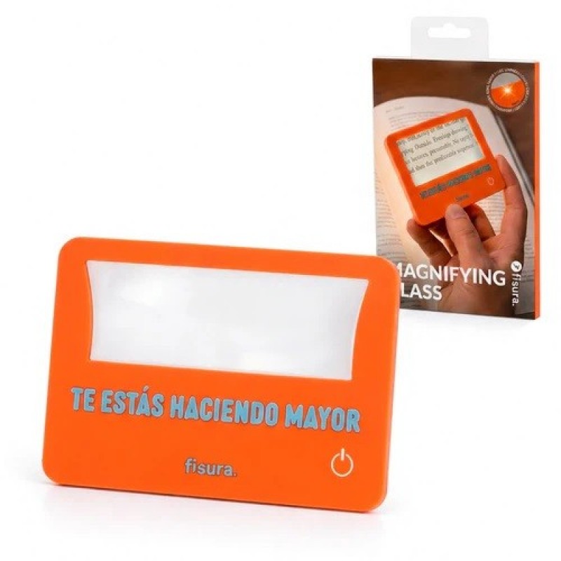 Lupa aumento Te estas haciendo mayor Fisura Lupa aumento Te estas haciendo mayor Fisura