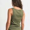Top Tirantes Basico Verde Anabel Lee
