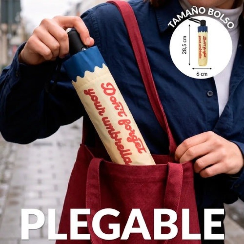 Paraguas Plegable d,ont forget ... Fisura Paraguas Plegable d,ont forget ... Fisura
