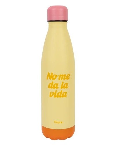Botella Termo no me da la vida Fisura