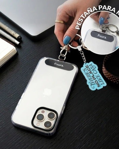 Lanyard   llavero there,s no place...  Fisura