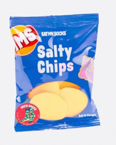 Calcetines Salty Chips Blue Eat My Socks