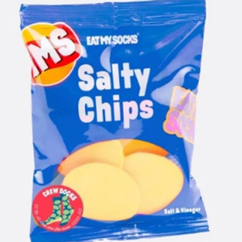 Calcetines Salty Chips Blue Eat My Socks Calcetines Salty Chips Blue Eat My Socks